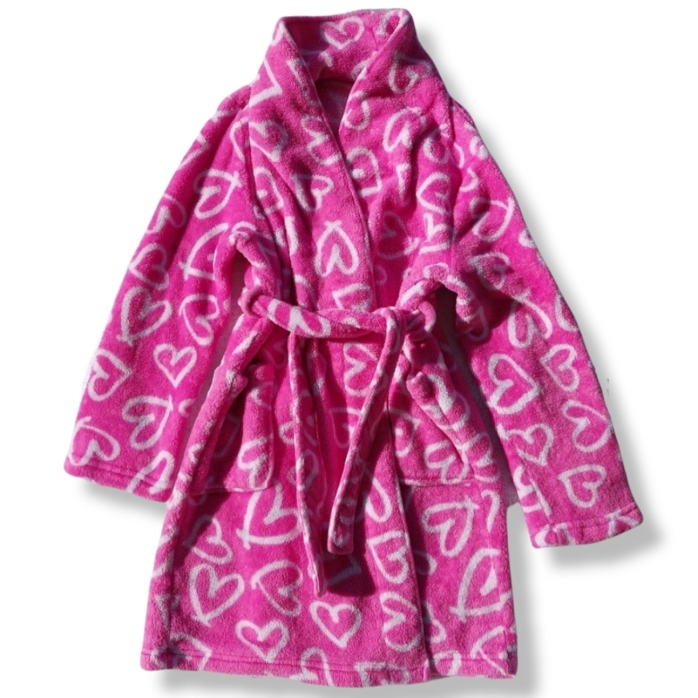 Girls Pink Bathrobe Size 10/12